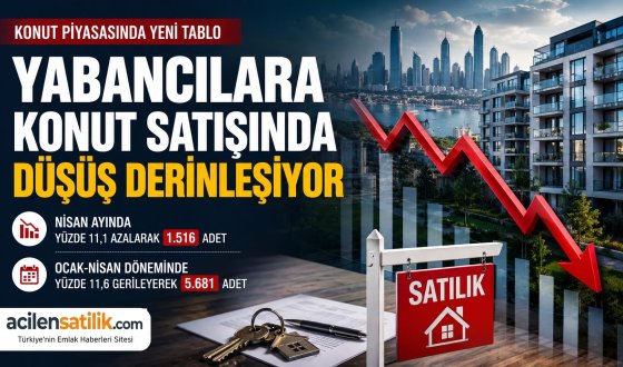 Yabancılara Konut Satışı Geriledi: İlk 4 Ayda Yüzde 11,6 Düşüş
