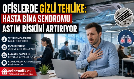 Kapalı Ofislerde Çalışanlar Dikkat! Hasta Bina Sendromu Sağlığı Tehdit Ediyor