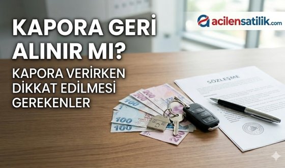 Kapora Yanmasın! Ev ve Araç Alırken Parayı Kurtarmanın Hukuki Yolları