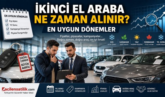 İkinci El Otomobilde Fırsat Zamanı: Alım Satım İçin En Uygun Aylar