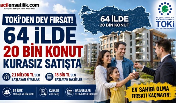 Ev Almak İsteyenlere Müjde: TOKİ 64 İlde Yeni Konut Satışlarını Başlatıyor