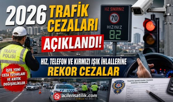 2026 Trafik Cezaları Güncellendi! İşte Yeni Ceza Tutarları ve Kritik Değişiklikler