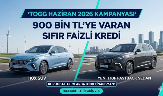 Togg Haziran 2026 Fiyat Listesi ve Kredi Kampanyası: %0 Faizli T10X ve T10F Nasıl Alınır?