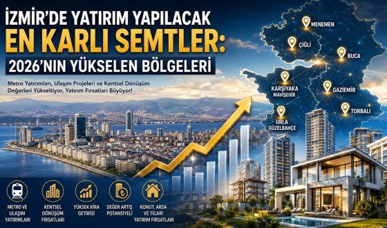 İzmir’de Ev ve Arsa Yatırımı Yapacaklara Rehber: Değer Kazanacak İlçeler ve Semtler