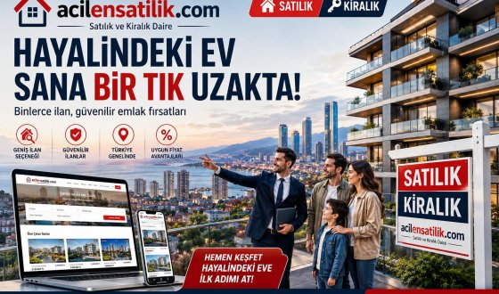 Satılık Daire ,Kiralık Daire, Kiralık Ev ve Satılık Ev İlanlarına Yoğun Talep