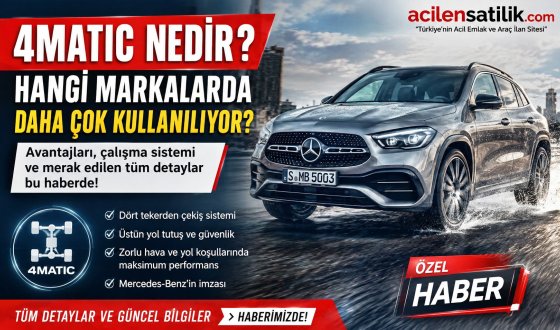 4MATIC Hangi Araçlarda Var? Dört Tekerden Çekiş Sisteminin Gücü