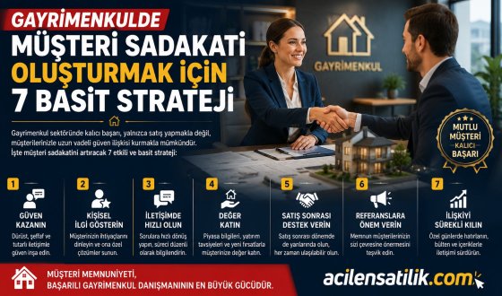 Gayrimenkulde Müşteri Sadakati Oluşturmanın 7 Altın Kuralı