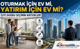 Uzmanlar Açıkladı: Yaşamak İçin ve Yatırım İçin Alınan Evlerde Aranması Gereken Kriterler