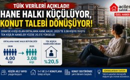 Konut Sektöründe Yeni Dönem: Küçülen Haneler 1+1 ve 2+1 Dairelere Talebi Artırıyor