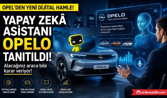 Opel Yapay Zekâ Asistanı Opelo ile Otomobil Satın Alma Deneyimini Değiştiriyor