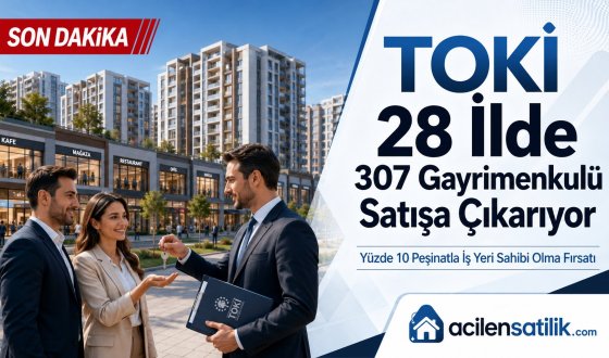 Esnafa ve Yatırımcıya Büyük Fırsat: TOKİ'den Düşük Peşinatla İş Yeri Satışı