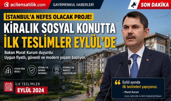 Dar Gelirlilere Büyük Destek! İstanbul Kiralık Sosyal Konut Projesinde İlk Anahtarlar Veriliyor
