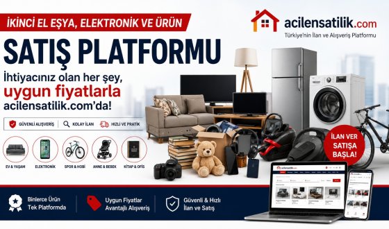 Kullanmadığınız Ürünleri Kolayca Satın veya Satın Alın! İkinci El Pazarında Büyük Hareketlilik