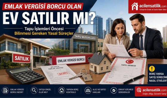 Tapu Devri Öncesi Emlak Vergisi Borcu Nasıl Etkiler? Ev Sahipleri Dikkat!