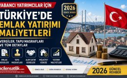 Türkiye'de Gayrimenkul Yatırımı Yapacak Yabancılar İçin 2026 Güncel Vergi Rehberi