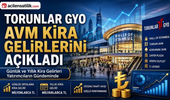 AVM'lerden Milyarlarca Liralık Gelir: Torunlar GYO'nun Kira Rakamları Açıklandı