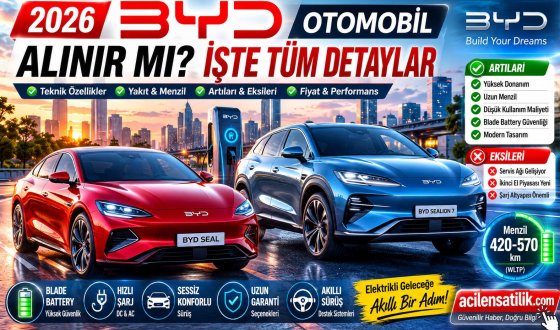 2026 BYD Otomobil Alınır mı? Artıları, Eksileri ve Gerçek Kullanıcı Beklentileri