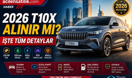 2026 T10X Artıları ve Eksileri: Elektrikli SUV'da Doğru Tercih mi?
