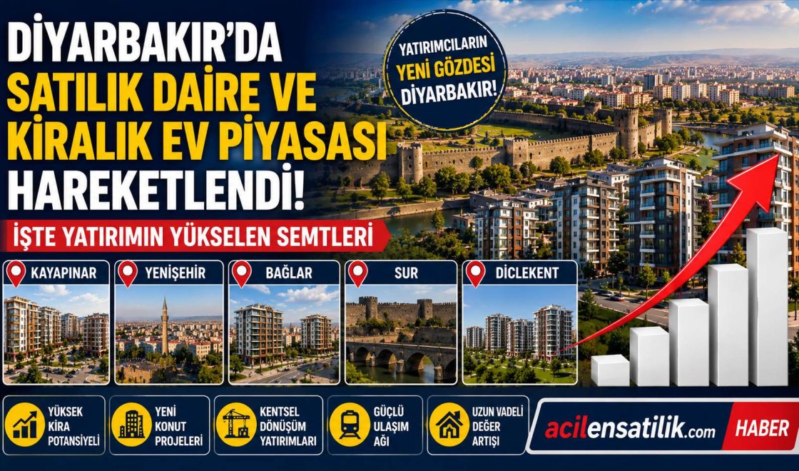 2026 Diyarbakır Emlak Rehberi: Satılık Daire, Kiralık Ev ve Yükselen Bölgeler