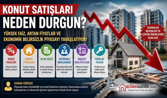 Konut Satışları Neden Durgun? Uzmanlardan Piyasayı Hareketlendirecek Kritik Değerlendirmeler
