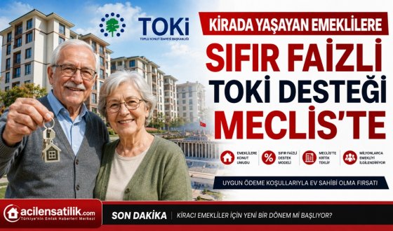 TOKİ'den Emeklilere Büyük Destek Geliyor mu? Faizsiz Konut Teklifi Masada