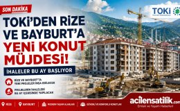 TOKİ'nin Yeni Projeleri Geliyor! Rize ve Bayburt'ta İnşaatlar İçin İhale Takvimi Açıklandı