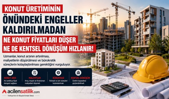 Uzmanlardan Kritik Uyarı: Konut Arzı Artmadan Piyasa Dengelenmez