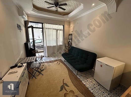 İzmir Balçova merkeze çok yakın Temiz ve bakımlı Eşyalı Kiralık 1+0 Stüdyo Daire