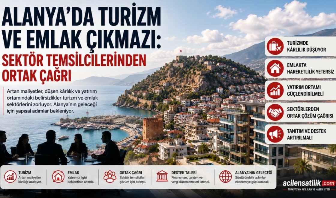 Turizm ve Emlakta Durgunluk: Alanya'dan Destek ve Reform Çağrısı