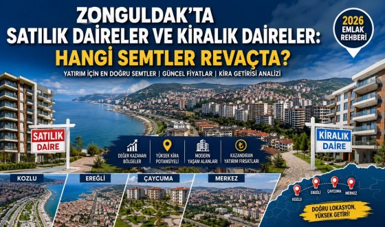 Zonguldak'ta Ev Alacaklar Dikkat! 2026'nın En Çok Kazandıran Semtleri Belli Oldu