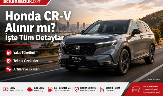 Honda CR-V e:HEV İncelemesi: Avantajları, Dezavantajları ve Güncel Fiyat Durumu