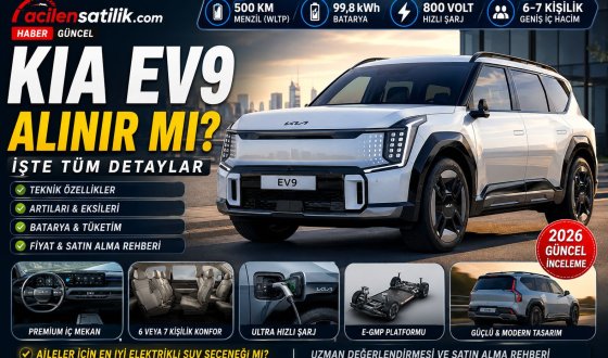 Elektrikli SUV Arayanlara Müjde! Kia EV9'un Tüm Artıları ve Eksileri haberimşzde
