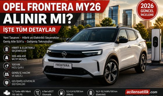 Opel Frontera MY26 Nasıl Bir SUV? Hibrit ve Elektrikli Versiyonlarıyla İnceledik
