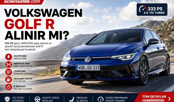 Volkswagen Golf R Alınır mı? 333 PS Gücüyle Hâlâ Hot Hatch Sınıfının Zirvesinde mi?