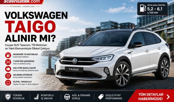Volkswagen Taigo Alınır mı? Coupe-SUV Tasarımıyla Dikkat Çeken Kompakt Crossover