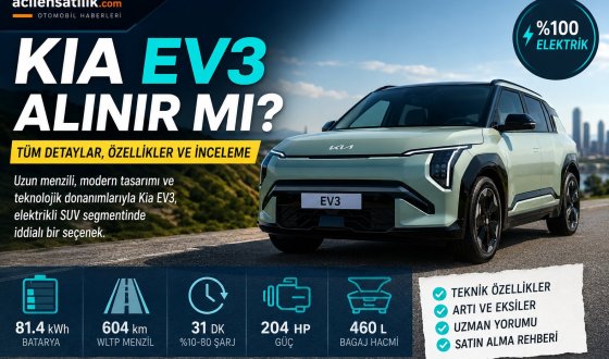 Yeni Kia EV3 İncelemesi: Menzili, Bataryası ve Fiyatına Değer mi?