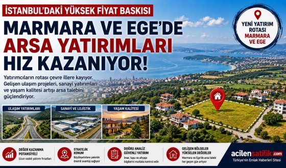 Arsa Piyasasında Dikkat Çeken Değişim: İstanbul'dan Çevre İllere Yoğun Yatırım Göçü