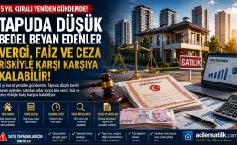 Tapuda Düşük Bedel Beyan Edenler Dikkat! 5 Yıl Sonra Bile Vergi ve Ceza Kapınızı Çalabilir