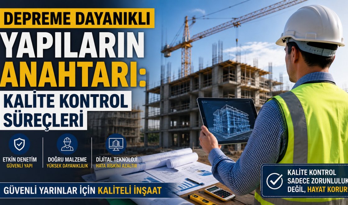 Depreme Dayanıklı Yapıların Sırrı: Kalite Kontrol Süreçleri Hayat Kurtarıyor