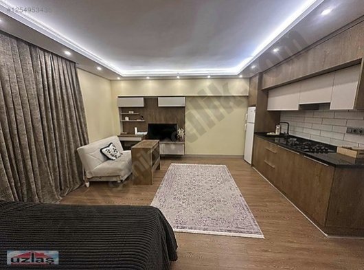 İzmir'de Tarihi Asansöre çok Yakın Yeni Binada Eşyalı Kiralık  1+0 Stüdyo Daire