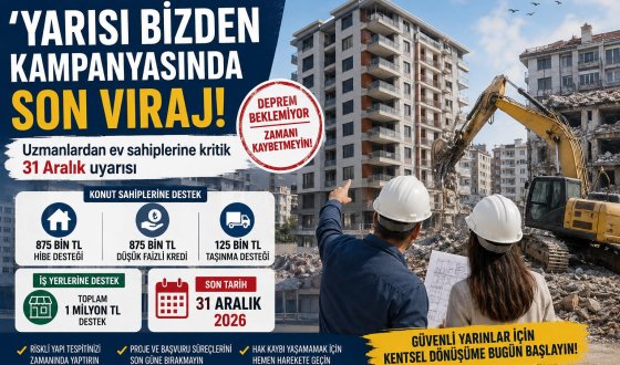 Kentsel Dönüşüm Desteğinde Kritik Tarih Yaklaşıyor: Ev Sahipleri İçin Son Fırsat
