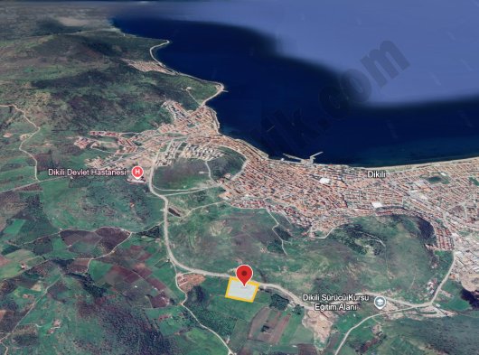 DİKİLİ İSMETPAŞA'DA YOLA CEPHELİ 16204 M2 DEV YATIRIMLIK TARLA