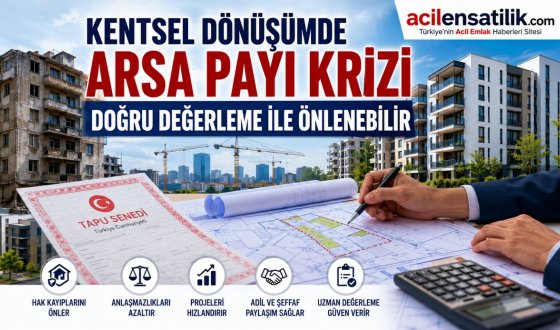 Kentsel Dönüşümde Adil Paylaşımın Anahtarı Doğru Arsa Payı Değerlemesi Oldu