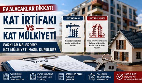 Ev Satın Almadan Önce Kontrol Edin! Kat İrtifakı ve Kat Mülkiyeti Rehberi