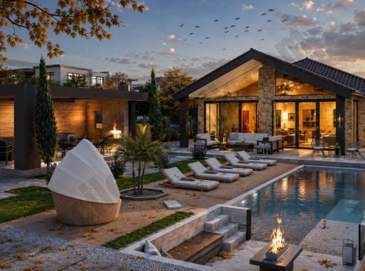 Seferihisar Doğanın Huzuru, Modern Mimarinin Konforu ve Mahremiyetin Satılık 3+1 Villa