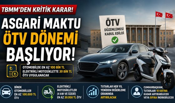 TBMM'den Araç Sahiplerini İlgilendiren Kritik ÖTV Kararı! Asgari Vergi Dönemi Başlıyor