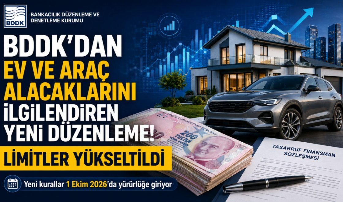 BDDK Yeni Sınırları Belirledi: Konut Finansmanında Limit 62,5 Milyon TL’ye Çıktı