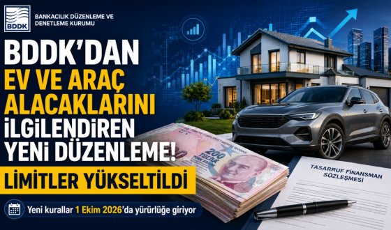 BDDK Yeni Sınırları Belirledi: Konut Finansmanında Limit 62,5 Milyon TL’ye Çıktı