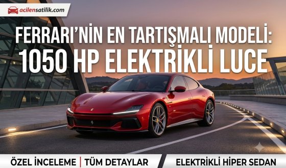 Jony Ive İmzalı İlk Elektrikli Ferrari: 0-100'ü 2.5 Saniye Olan Luce Neler Sunuyor?