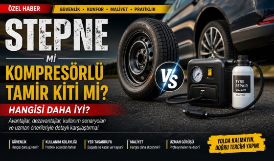 Otomobil Sahipleri Dikkat! Stepne ile Lastik Tamir Kiti Arasındaki Kritik Farklar